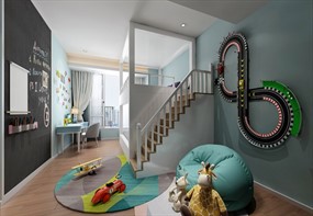 儿童房3D模型设计